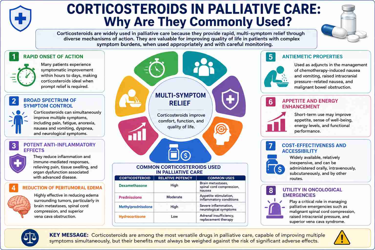 Corticosteroids in Palliative Care: Multi-Symptom Management or Double-Edged Sword?
